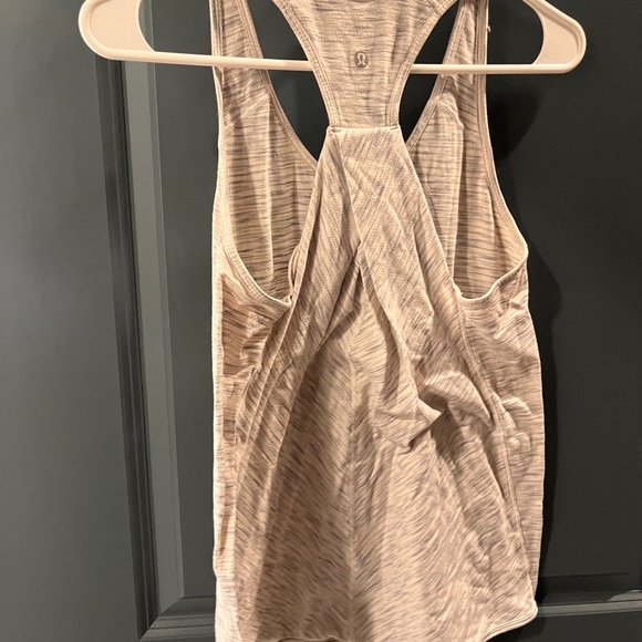 Lululemon Ruched racerback tank heather gray - Picture 2 of 3